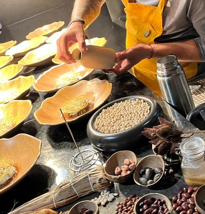 Gastronomía de autor con ingredientes locales